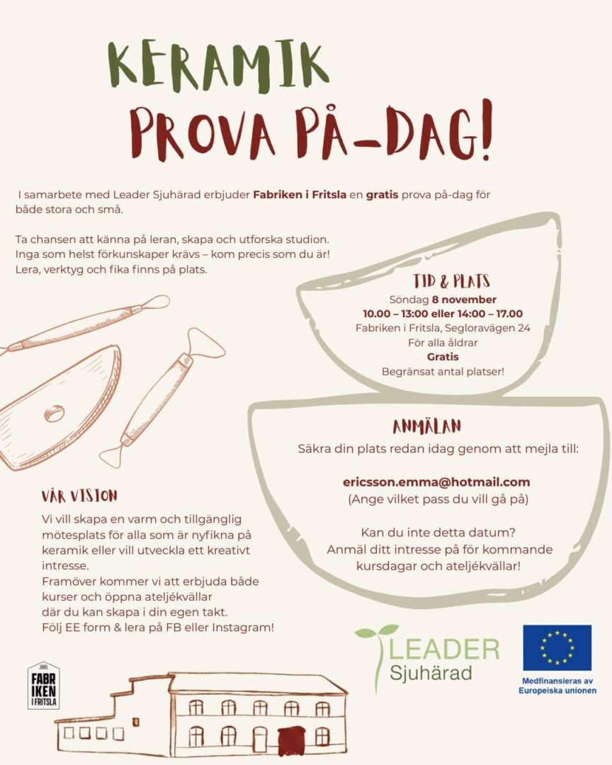 Keramik Prova på-dag